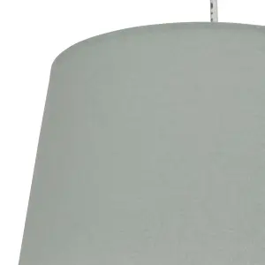 Inlight Lewell Duck Egg Linen effect Contemporary Light shade (D)30cm