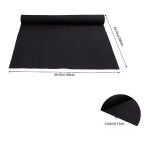 EPDM Rubber Roofing Roll, 2x1m Waterproof Membrane for Flat Roof Underlayment