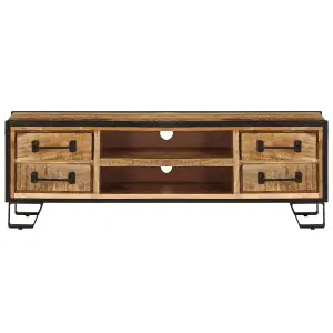 Berkfield TV Cabinet with Drawers 120x30x40 cm Solid Mango Wood