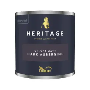 Dulux Heritage Velvet Matt - 125ml Tester Pot - Dark Aubergine