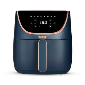 Tower Vortx Air Fryer with Digital Control Panel, 1700W, 6L Midnight Blue