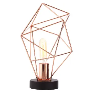 Interiors by Premier Wyra Copper Finish Table Lamp