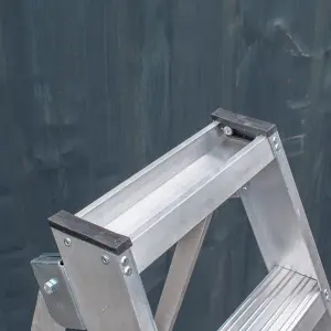 8 Step Industrial Swingback-Builders Step Ladder