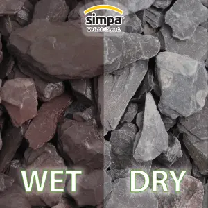 simpa 40mm Plum Slate Aggregate Bag 20kg