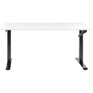 Adjustable Desk Manual White DESTINES