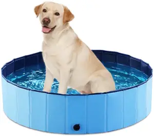 Folding bath pool for pets and kids