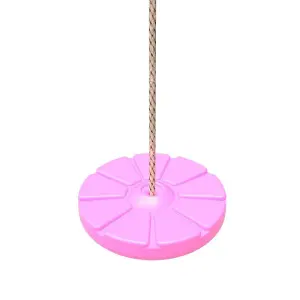 Rebo Children's Button Swing Seat - Pink