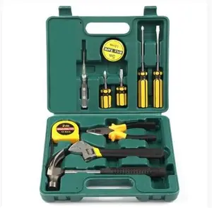 11Pcs Diy Household Hand Tool Set Basic Home Repair Tools Kit With