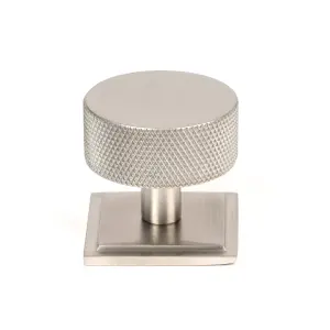 From The Anvil Satin SS (304) Brompton Cabinet Knob - 38mm (Square)