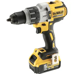 DeWalt 18V Li-ion XR Cordless Combi drill & SDS+ drill (2 x 5Ah) - DCK229P2T-GB