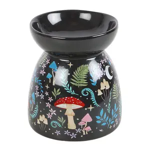 Ceramic Dark Forest Print Oil Burner