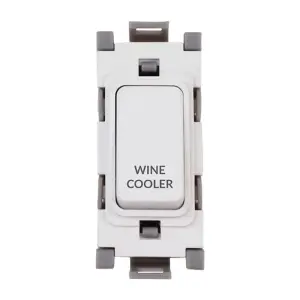 Deta G3567 Grid Switch 20 Amp Double Pole marked Wine Cooler (White)