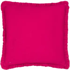 Paoletti Henderson Embroidered Cotton Polyester Filled Cushion