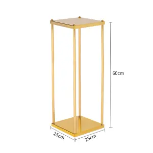 Gold Tall Metal Floor Vase Flower Stand Wedding Centrepieces 60cm (H)