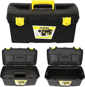 simpa 4PC Toolbox Organiser Set: 26", 19", 16" Toolbox & Tool Caddy.