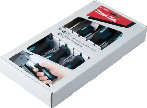 Makita E-10506 6 Piece Slotted & Phillips Screwdriver Set PH2 SL