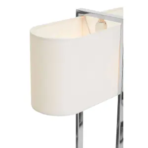 Interiors by Premier Lilian Chrome Finish Table Lamp