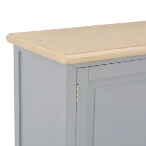 Berkfield TV Cabinet Grey 120x30x40 cm Wood