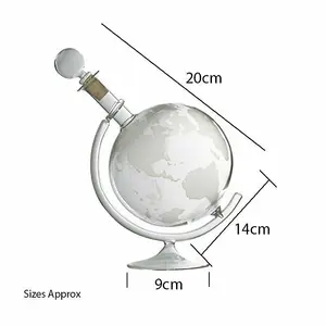 Glass Globe Drinks Decanter 700ml