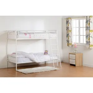 Dore Single (3') Futon Bunk Bunk Bed White