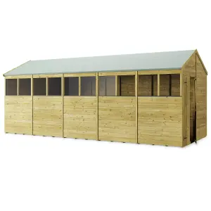 Store More Tongue and Groove Apex Shed - 20x8 Windowed