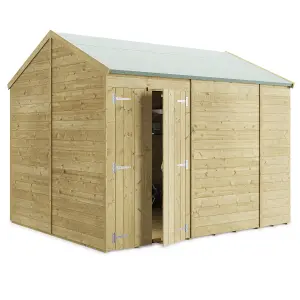 BillyOh Switch Tongue and Groove Apex Wooden Shed - 10x8 Windowless - 15mm Thickness