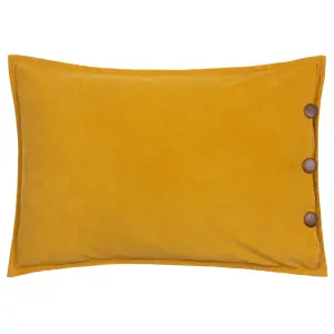 furn. Effron Washed Velvet Feather Filled Cushion