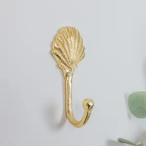 Melody Maison Gold Shell Wall Hook