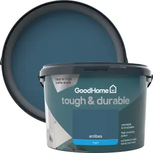 GoodHome Durable Antibes Matt Emulsion paint, 2.5L