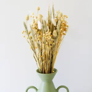 Mini Dried Flower Bouquet - Neutral Tones - 50cm in Height - For Home Décor - Flower Arranging