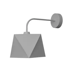 Luminosa Adamant Wall Lamp Grey 35cm