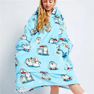 Penguin Oodie Hooded Blanket