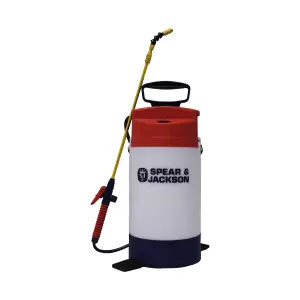 Spear & Jackson 5LPAPSWOOD 5 Litre Pump Action Pressure Sprayer for Wood Stain