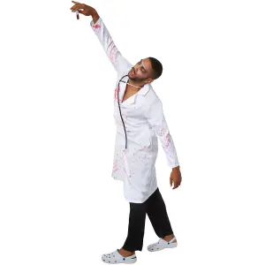 Scary Doctor - Halloween fancy dress costume for men - black/white L