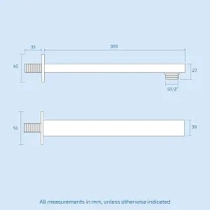 Lilly 3 Dial 2 Way Square Concealed Thermostatic Mixer Valve, Handset & Square Shower Head Chrome