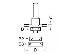 Trend C152 x 1/4 TCT Bearing Guided Biscuit Jointer 4.0 x 37.2mm