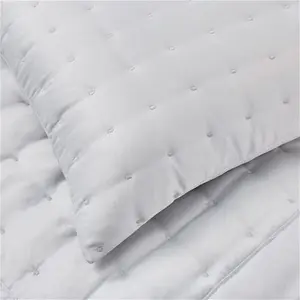 DUSK Vienna Quilted Bedspread 2.5m X 2.6m - Silver