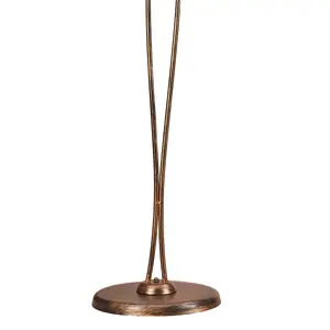 Luminosa Rosina Multi Arm Floor Lamp, Ceramic Shades