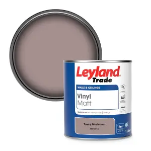 Leyland Trade Vinyl Matt Walls & Ceilings Emulsion Paint Tawny Mushroom (PPG1054-5) 1L