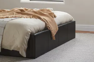 Birlea Berlin Double Ottoman Bed Brown