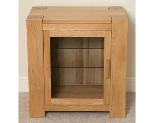 Kuba Solid Oak Media Unit with Storage