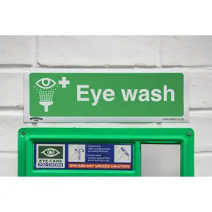 Sealey Safe Conditions Safety Sign Eye Wash - Self-Adhesive Vinyl SS58V1