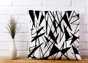 Brush Abstract Pattern Cushions 45cm x 45cm