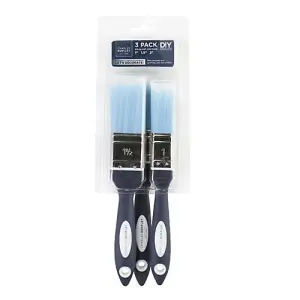 Charles Bentley 660 Synthetic 3 Piece No Loss Flat Paint Brush Set - 1" 1.5" & 2"