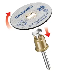 Dremel EZ SpeedClic Metal Cutting disc 38mm x 1.25mm, Pack of 12