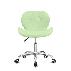 Erltrud Desk Chair Light Green / Velvet