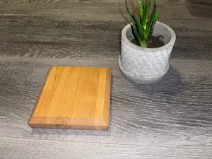 Damascus Oak Plant Pot Stand / Coaster 135 x 135 x 35mm