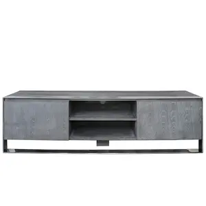 Kelton 2 Door Grey Entertainment Unit / TV Stand