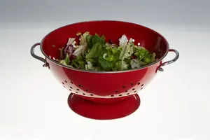 Maison by Premier Red Enamel Colander