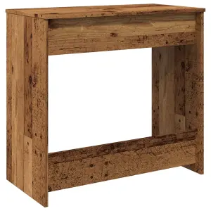 Berkfield Desk Old Wood 80x40x75 cm Engineered Wood